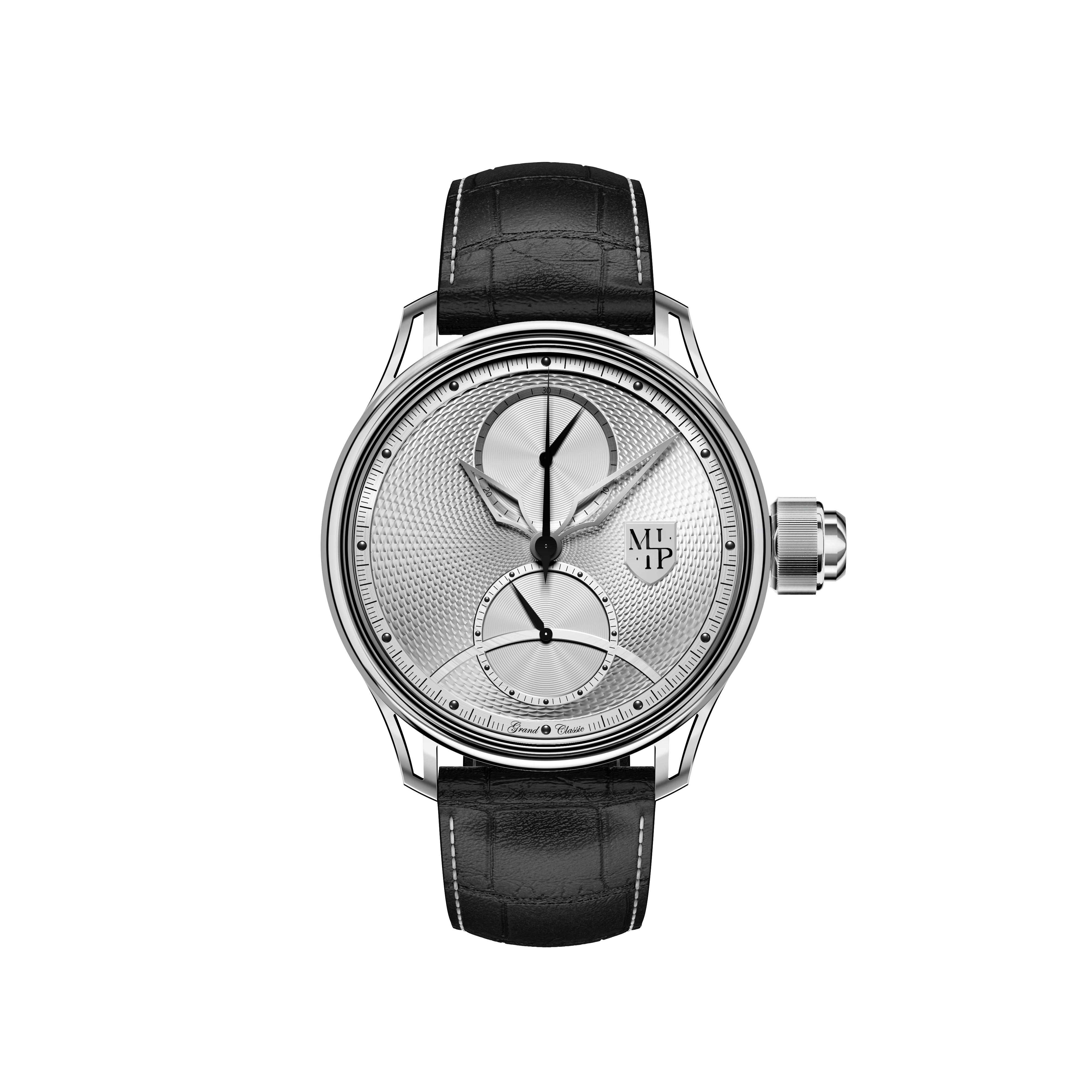 Montre Acier Blanc Vue Face