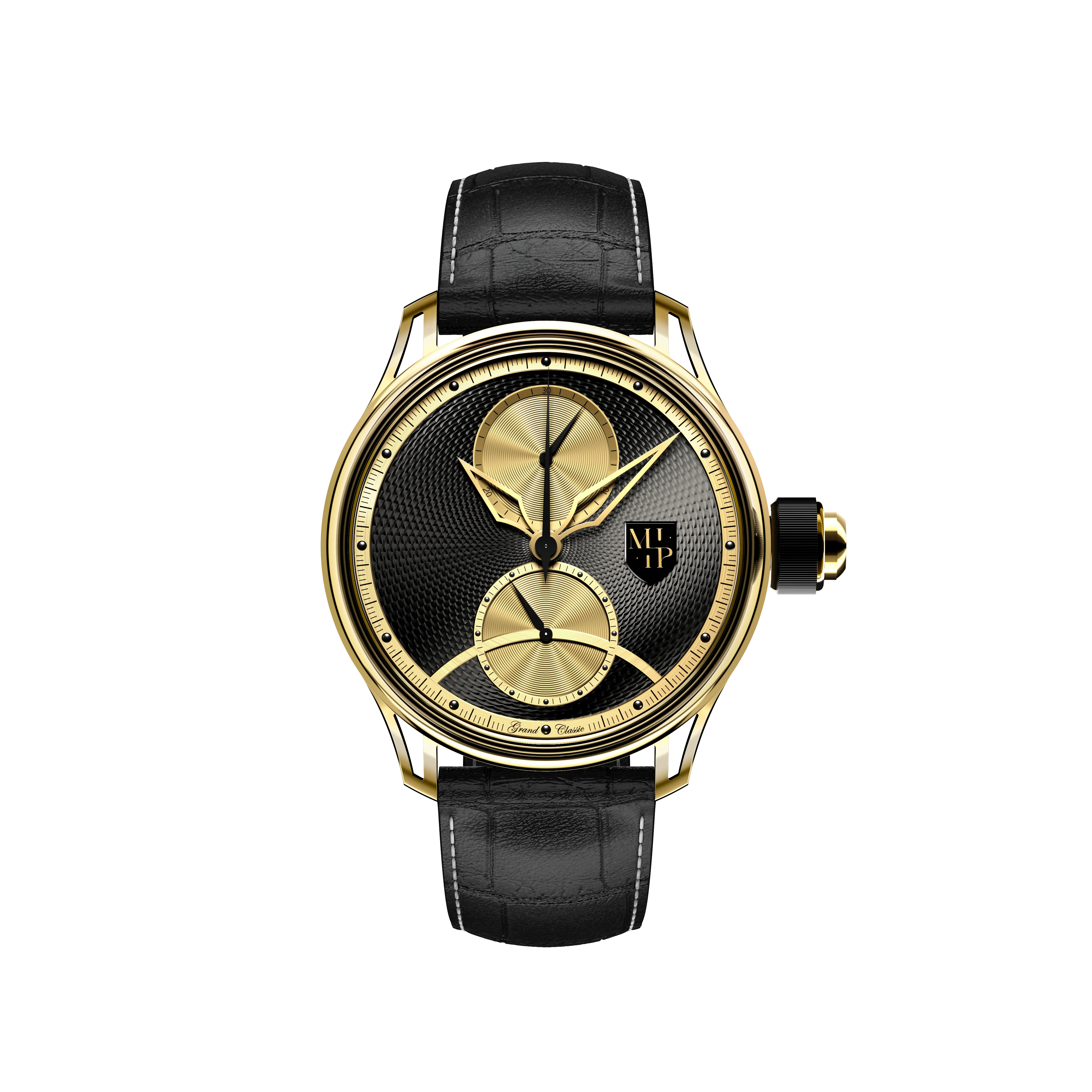 Montre Or Jaune Vue Face
