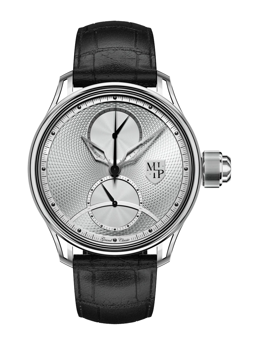 MHP Grand Classic Atelier acier 316L, cadran argent guilloché à la main